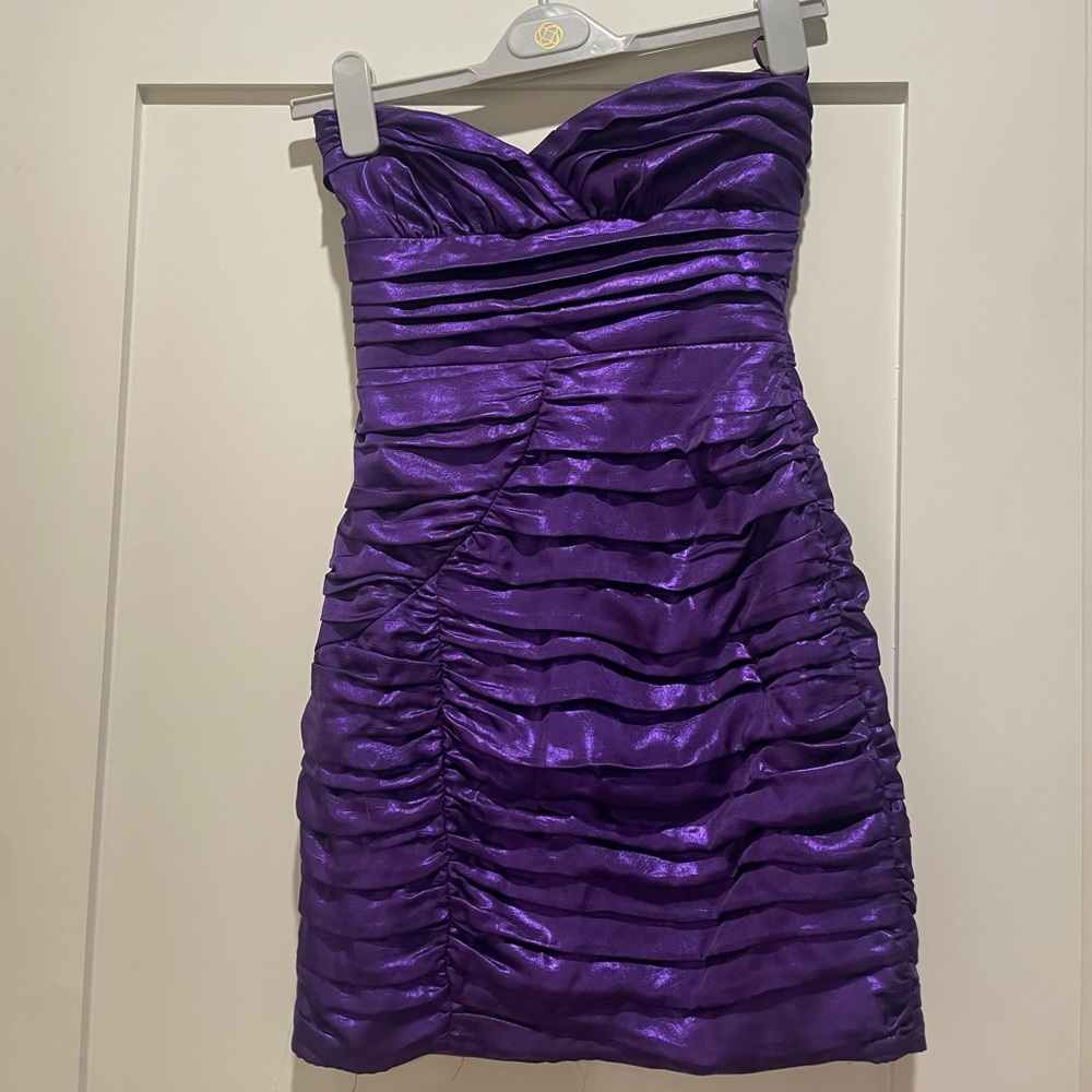 Purple mini Zara dress
